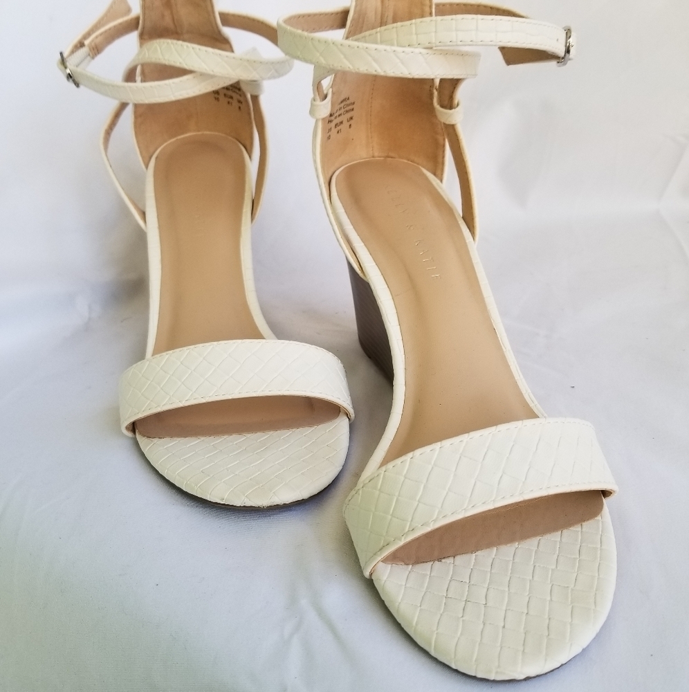 Size 10 Womens Wedge Open Toe Sandals